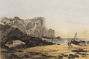 Pohled na pobřeží Sleat, Isle of Skye od English School